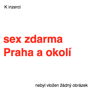 sex zdarma Praha a okolí